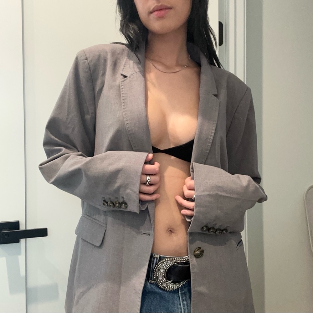 DKNY Classic Grey Blazer